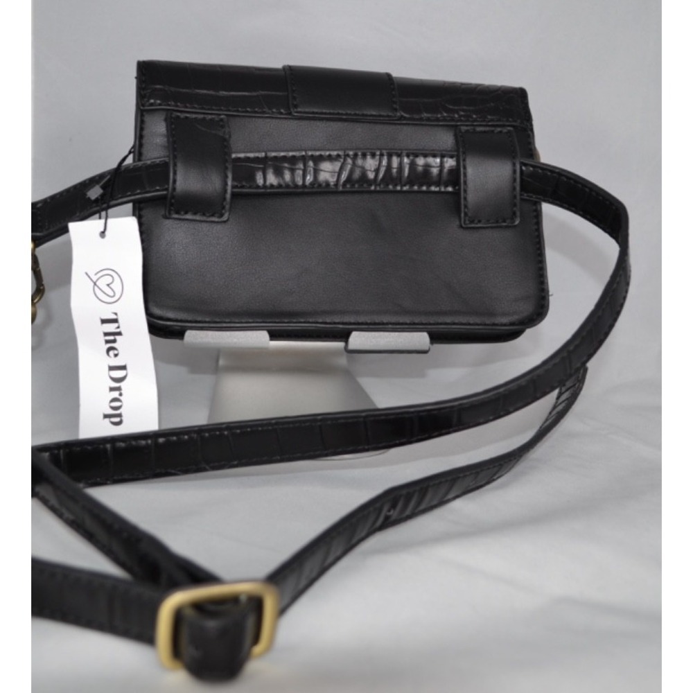 The Drop Women's Black Belt Bag, Converts to Purse, One Size - Picture 2 of 4